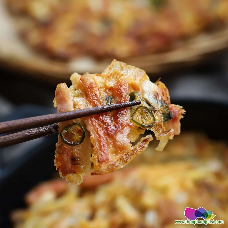 Mê đồ ăn Hàn thì hãy tự tay làm pancake kim chi