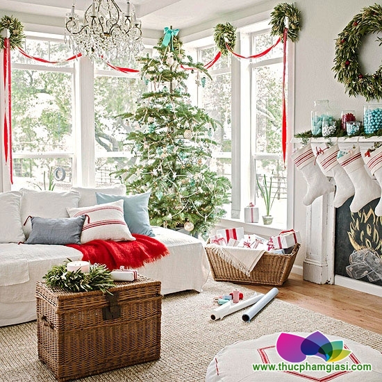 nhung y tuong doc dao trang tri nha don giang sinh